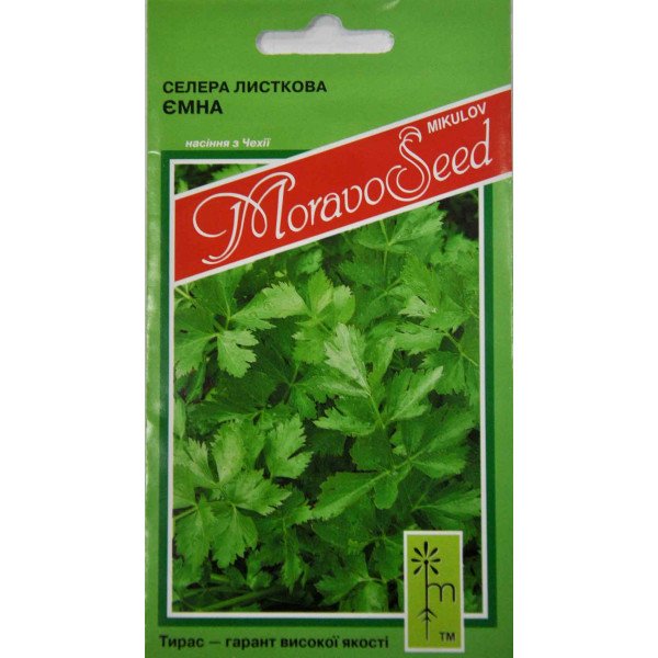 Насіння селери листової Ємна /0,8 г/ *Moravoseed*
