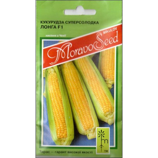 Насіння кукурудзи цукрової Лонга F1 /10 г/ *Moravoseed*