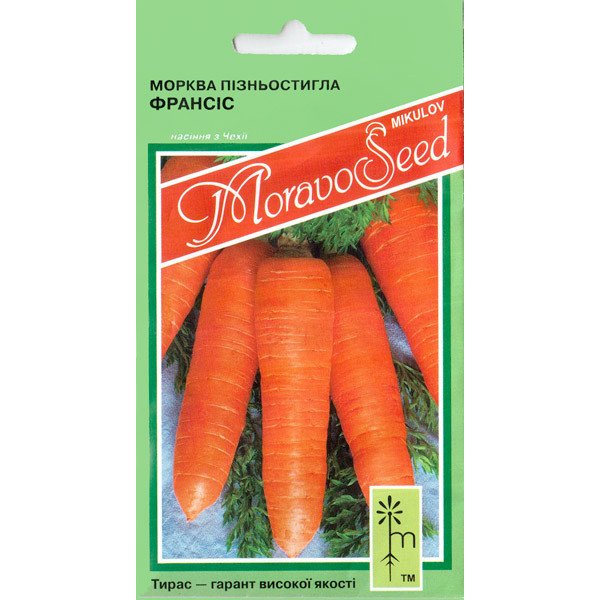 Насіння моркви Франсіс /2 г/ *Moravoseed*
