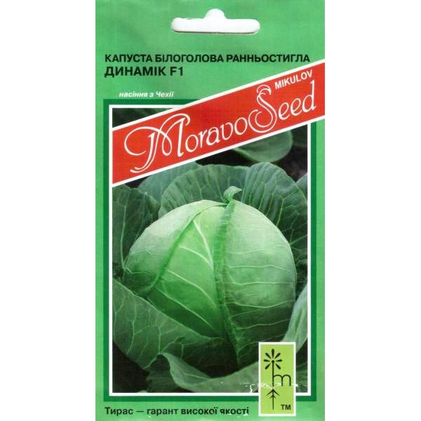 Насіння капусти білоголової Динамік (Колорит) /0,2 г/ *Moravoseed*