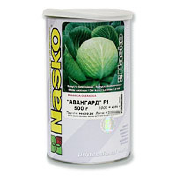 Насіння капусти білоголової Авангард F1 /0,5 кг/ *Наско*