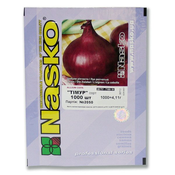 Семена лука Тимур /1.000 семян/ *Наско*