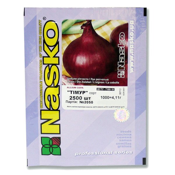 Семена лука Тимур /2.500 семян/ *Наско*
