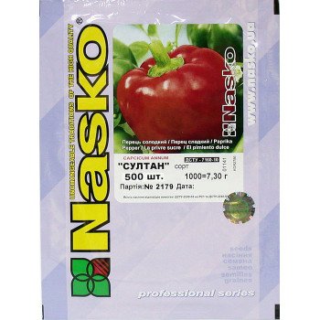 Перец сладкий Султан /500 семян/ *Наско*