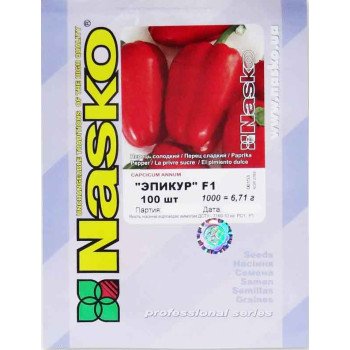 Перець солодкий Епікур F1 /100 насінин/ *Наско*