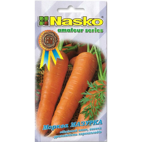 Насіння моркви Мазурка /3 г/ *Наско*