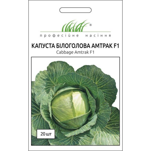 Насіння капусти білоголової Амтрак F1 /20 насінин/ *Професійне насіння*