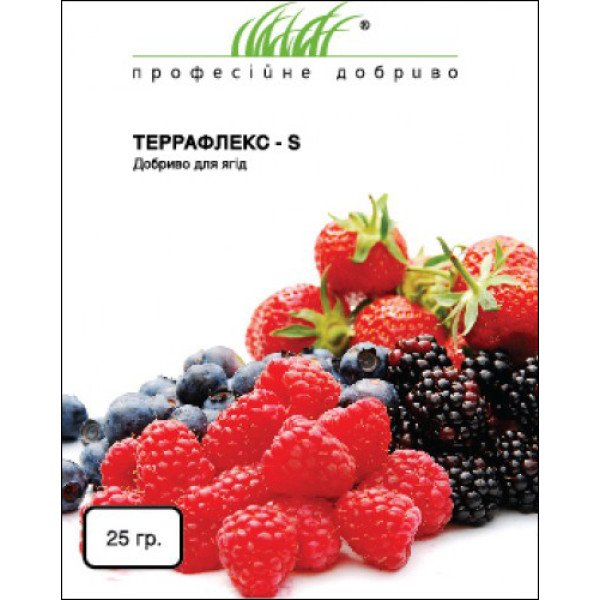 Добриво ТЕРРАФЛЕКС-S для ягід /25 г/ *Професійні добрива*
