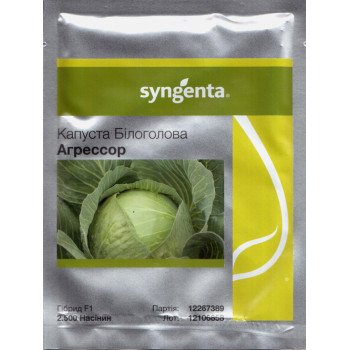 Капуста белокочанная Агрессор F1 /2.500 семян (FarMore)/ *Syngenta*