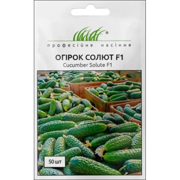 Насіння огірка Солют F1 /50 насінин/ *Професійне насіння*