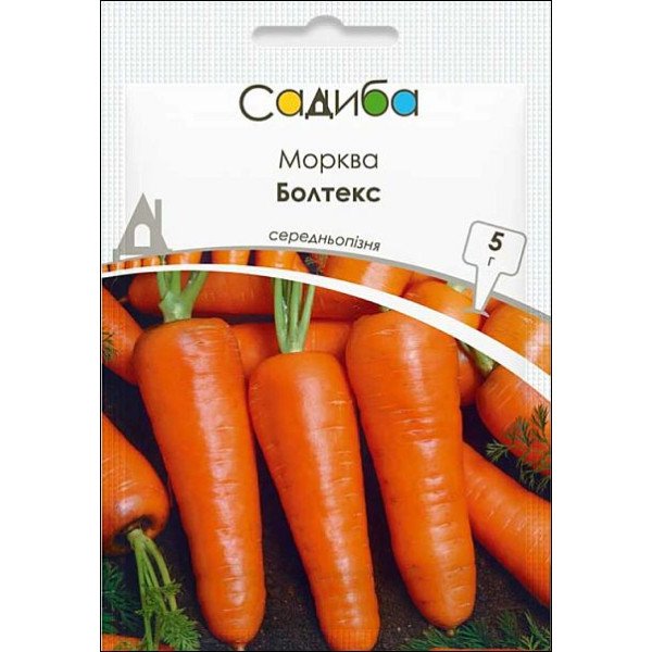 Насіння моркви Болтекс /5 г/ *Садиба*
