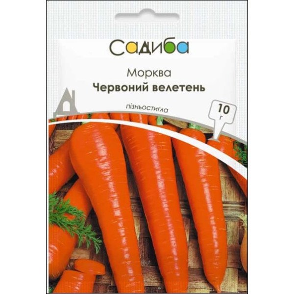 Семена моркови Красный Великан /10 г/ *Садыба*