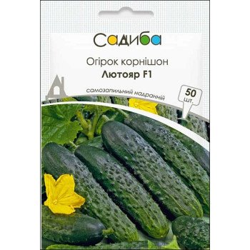 Огірок Лютояр F1 /50 насінин/ *Садиба*