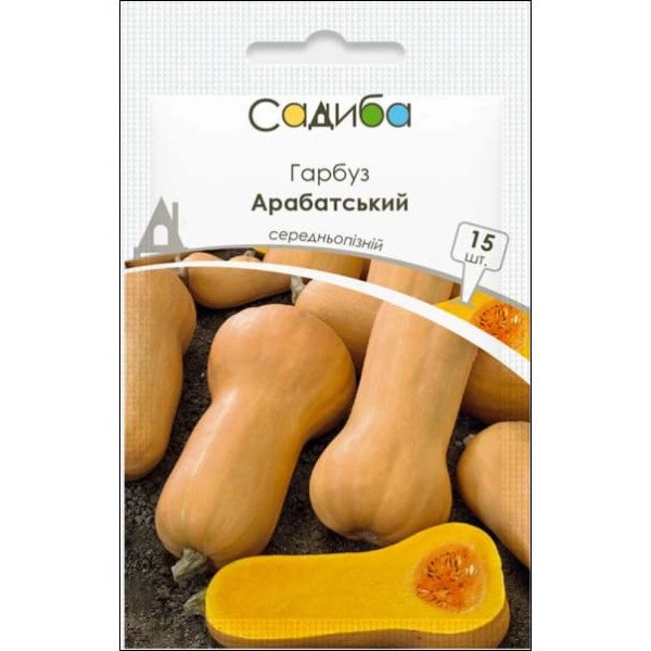 Семена тыквы Арабатская /15 семян/ *Садыба*