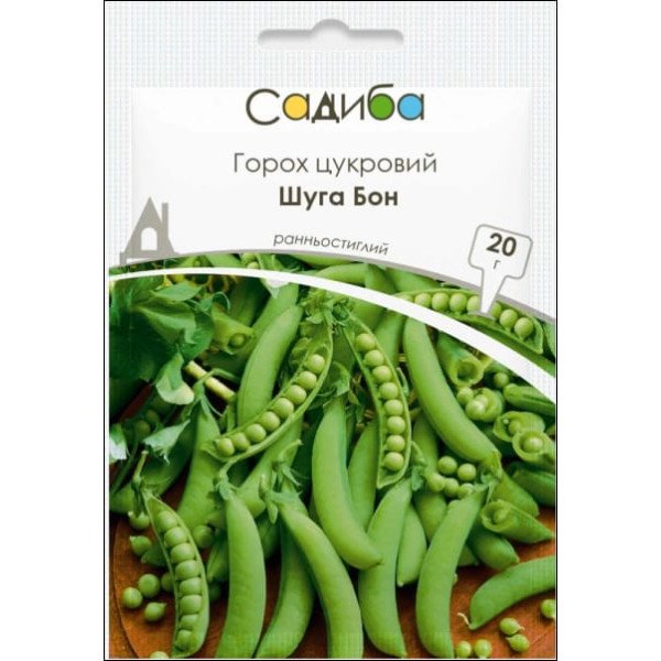 Семена гороха Шуга Бон /20 г/ *Садыба*