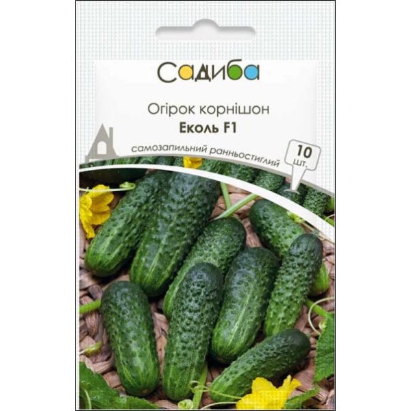 Насіння огірка Еколь F1 /10 насінин/ *Садиба*
