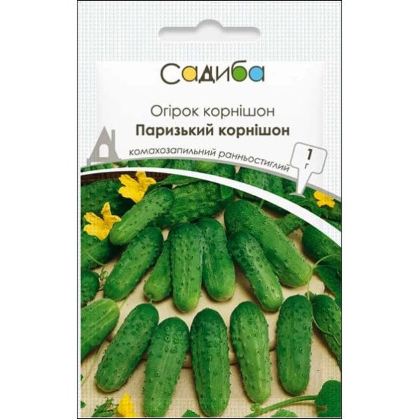 Насіння огірка Паризький корнішон /1 г/ *Садиба*