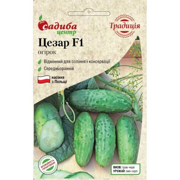 Семена огурца Цезар F1 /20 семян/ *Садыба*