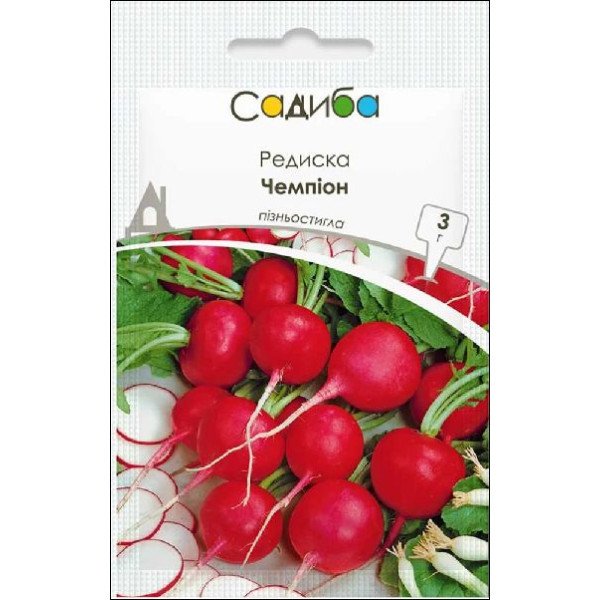 Семена редиса Чемпион /3 г/ *Садыба*