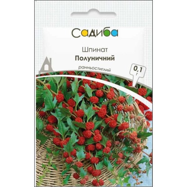 Насіння шпинату Полуничний /0,1 г/ *Садиба*