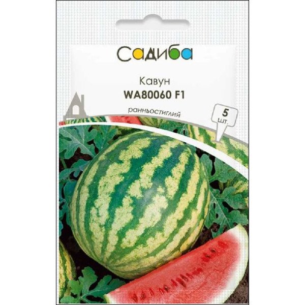 Семена арбуза WA80060 F1 /5 семян/ *Садыба*