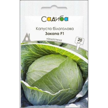 Капуста білоголова Закапа F1 /20 насінин/ *Садиба*