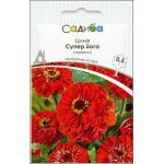 Цинния Супер Йога красная /0,5 г/ *Садыба*