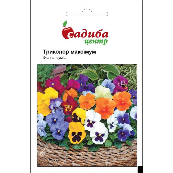 Семена виолы Триколор Максимум F2 смесь /0,05 г/ *Садыба*