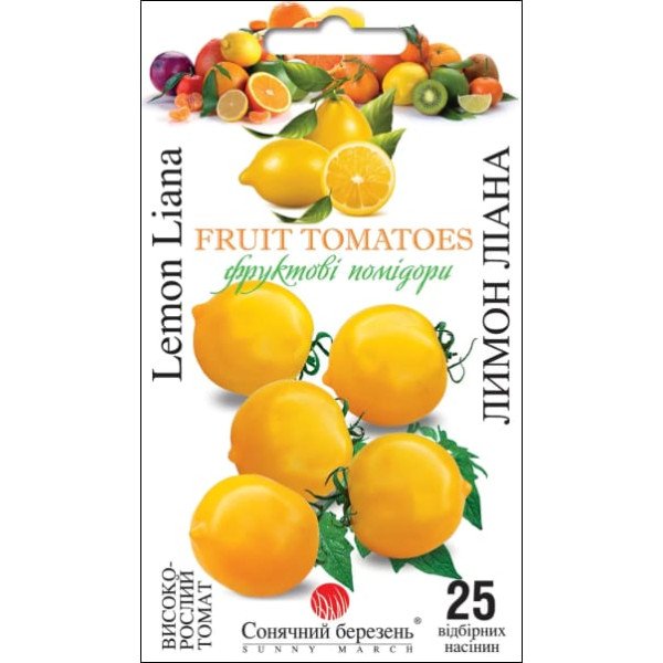 Семена томата Лимон-лиана /25 семян/ *Солнечный Март*