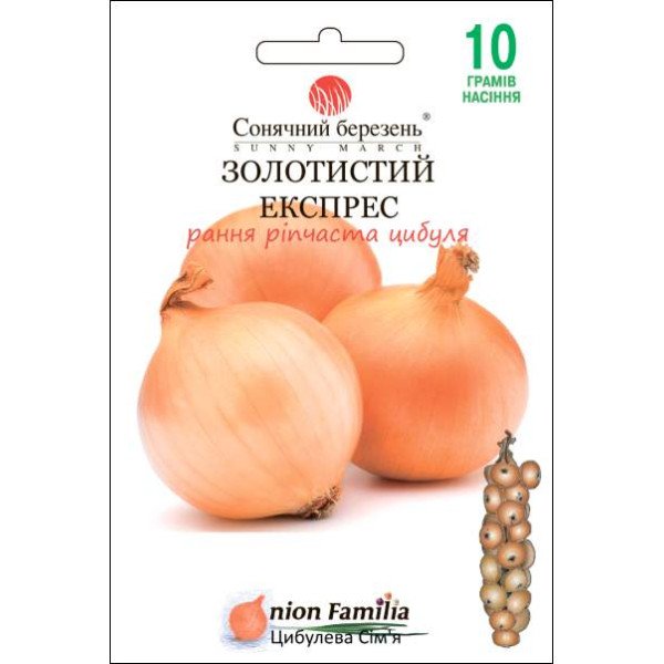 Семена лука Золотистый экспресс /10 г/ *Солнечный Март*
