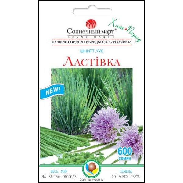 Насіння Цибулі-шніт Ластівка /600 насінин/ *Сонячний Березень*