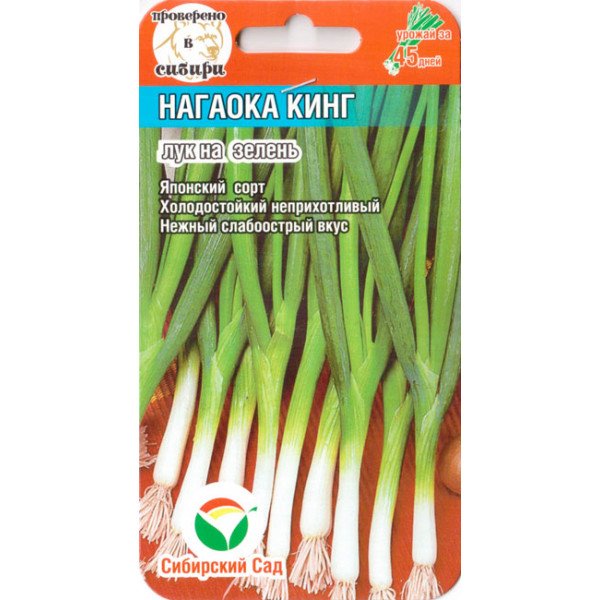 Семена лука на перо Нагаока Кинг /0,5 г/ *СибСад*