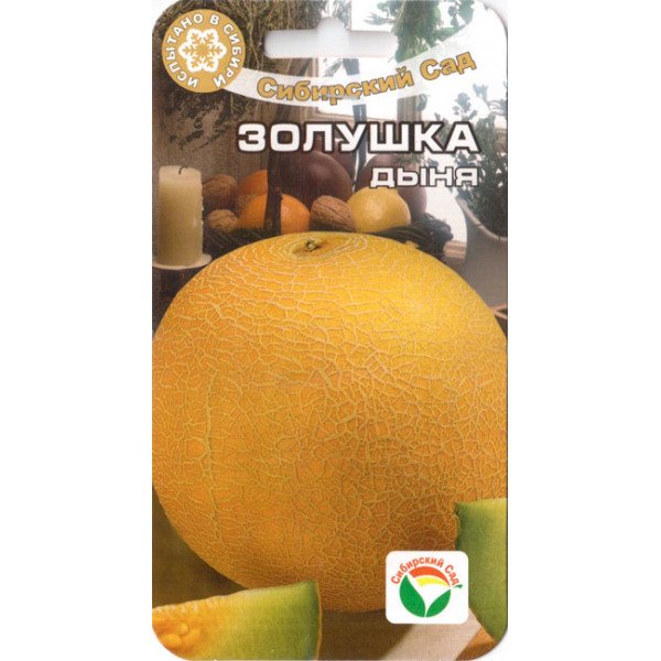 Насіння дині Золушка /7 насінин/ *СібСад*