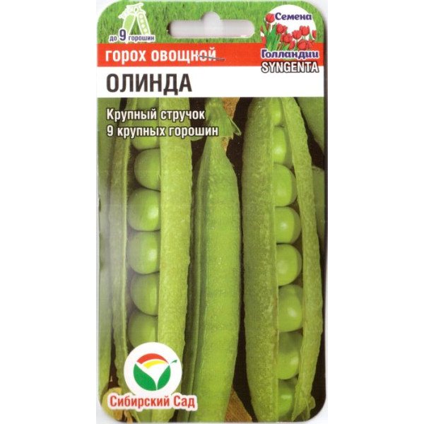 Насіння гороху Олінда F1 /4 г/ *СибСад*