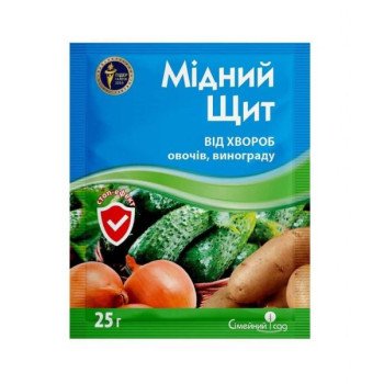 Фунгицид Медный Щит з.п. /25 г/ *Семейный сад*