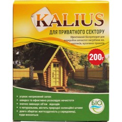 Біопрепарат KALIUS для вигрібних ям, септиків і вуличних таулетів /200 г/ *Біохім-Сервіс*